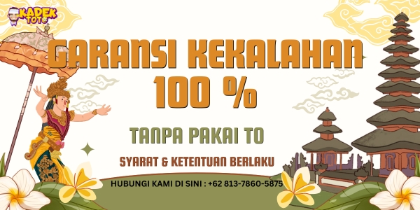 GARANSI KEKALAHAN 100%